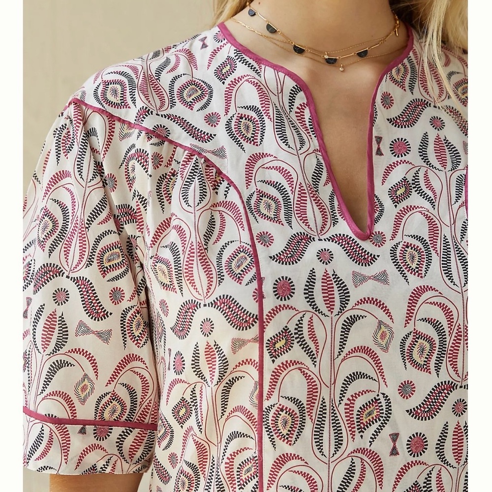 Magali pascal Boho Chic Patterned Mini Dress - Picture 3 of 15